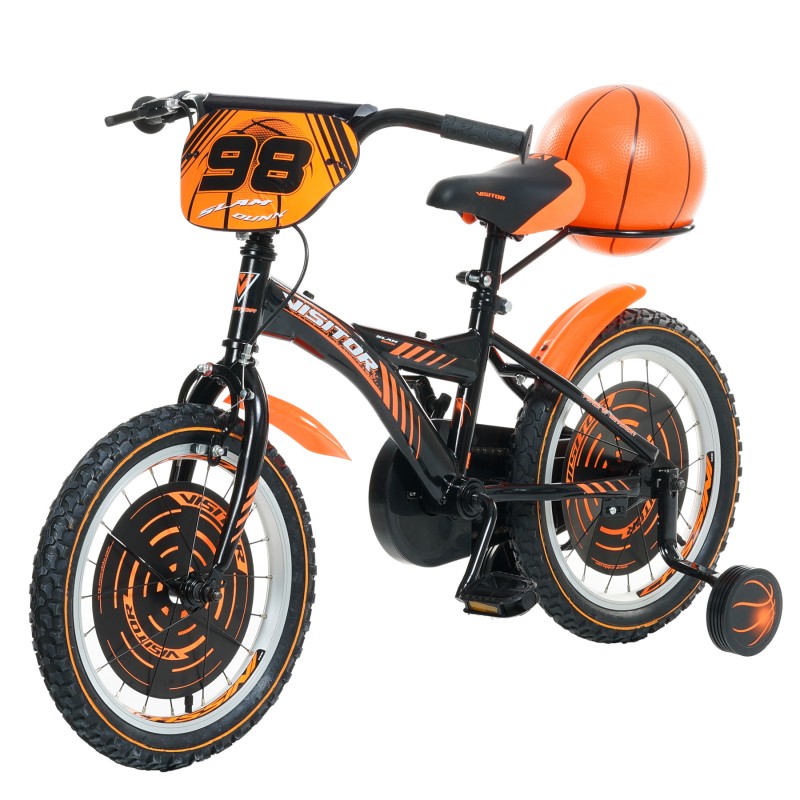 Детски велосипед BASKET 16", черен Venera Bike