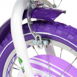 Children's bicycle BLACKBERRY 16", purple, with auxiliary wheels Venera Bike 42262 12