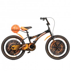Bicicleta pentru copii BASKET 20"", neagră Venera Bike 42269 6