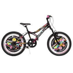 Bicicleta pentru copii EXPLORER DAISY 20"", neagră Venera Bike 42292 2