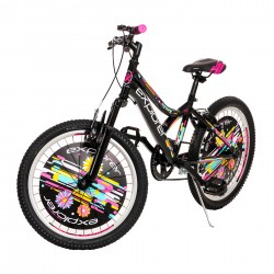 Bicicleta pentru copii EXPLORER DAISY 20"", neagră Venera Bike 42293 