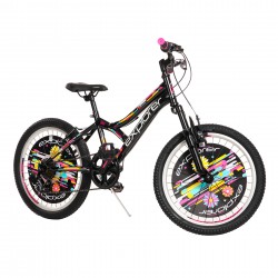 Bicicleta pentru copii EXPLORER DAISY 20"", neagră Venera Bike 42294 3