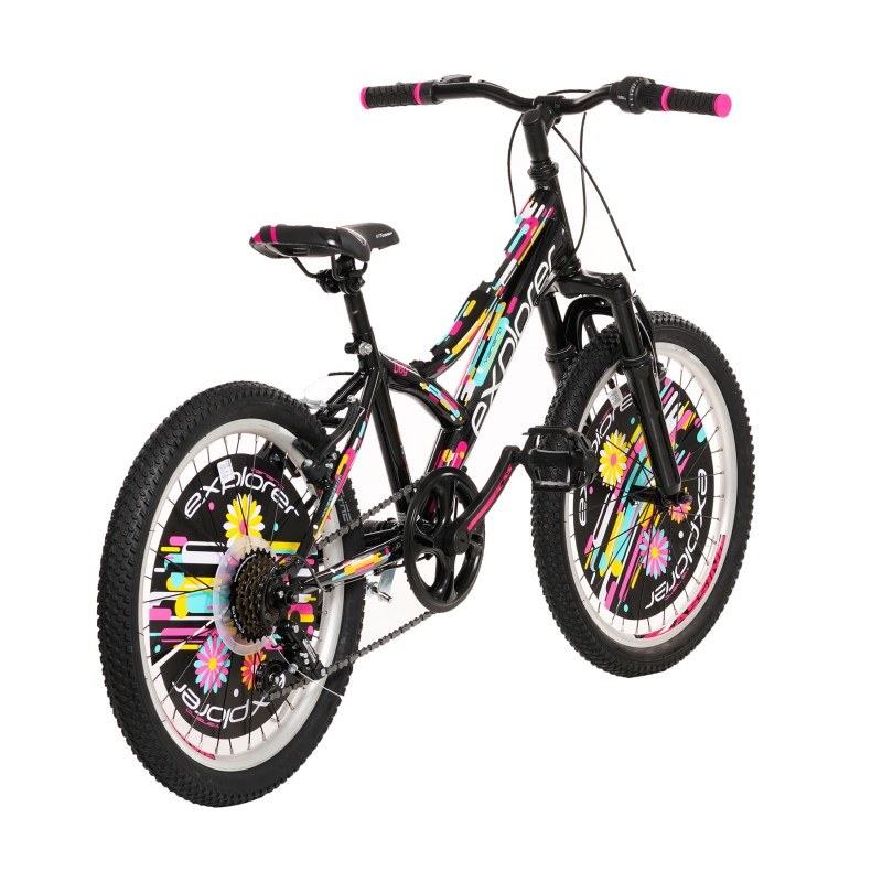 Детски велосипед EXPLORER DAISY 20", черен Venera Bike