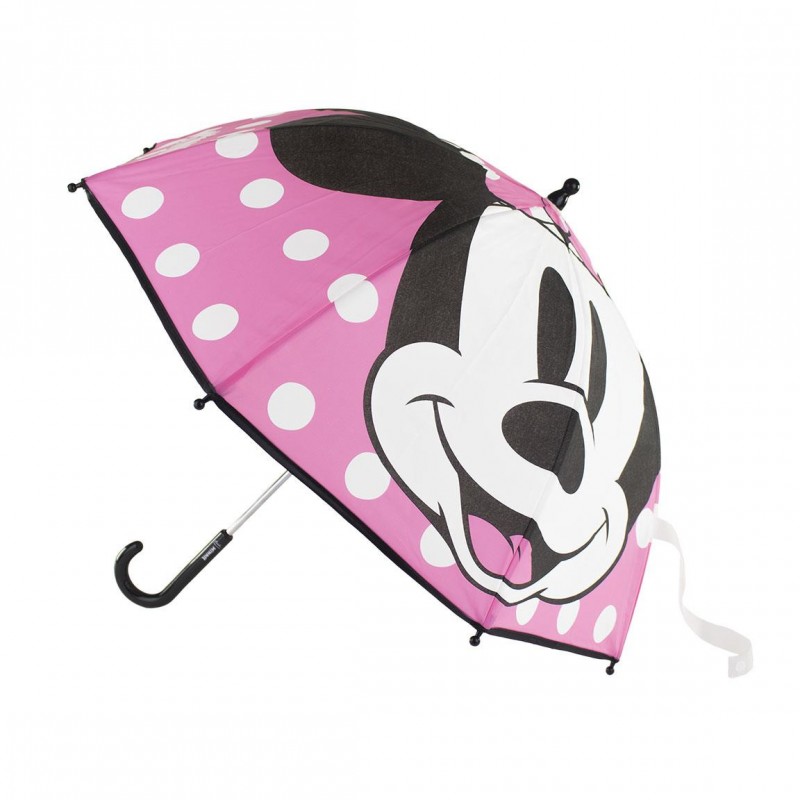 Детски рачен чадор со принт MINNIE, розев Minnie Mouse
