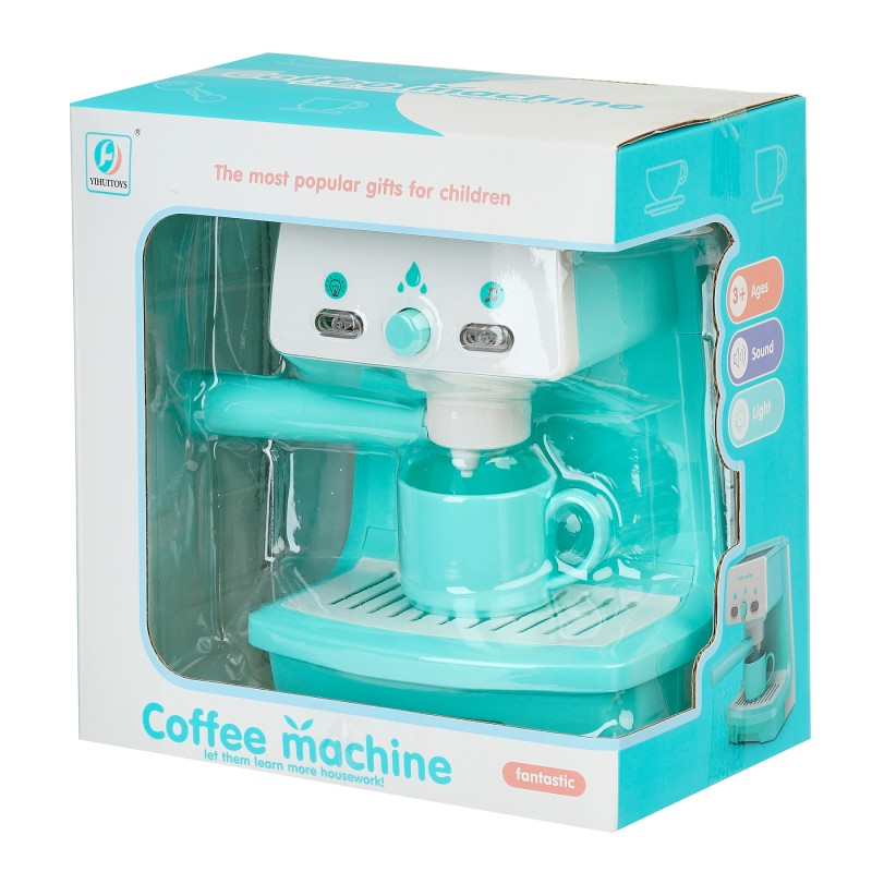 Coffee machine with sound and light, blue GOT
