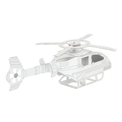 Helicopter for assembly and coloring GOT 42355 3