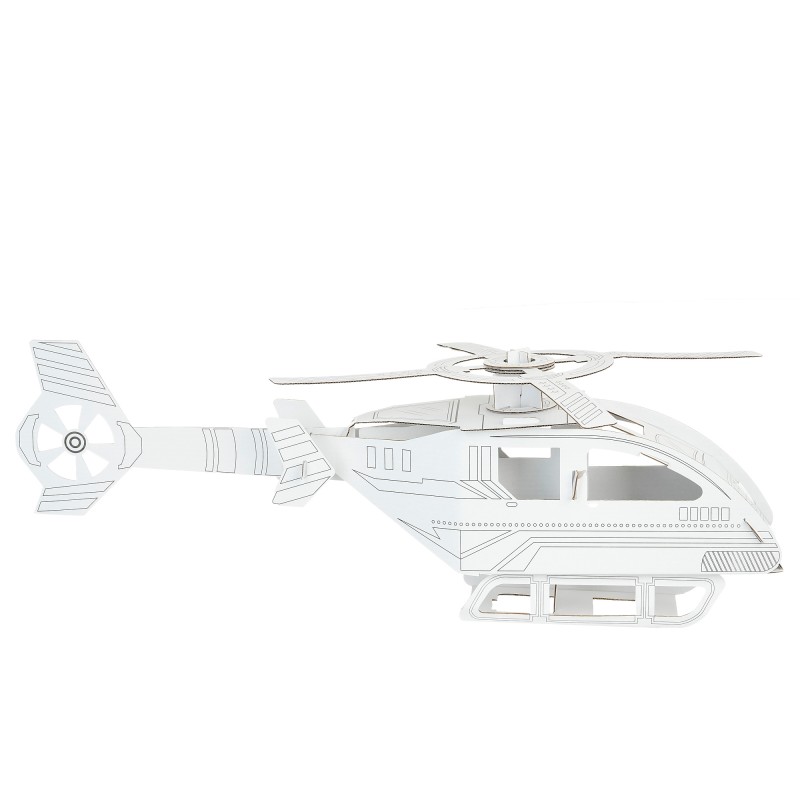 Helicopter for assembly and coloring GOT