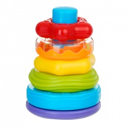 Children's educational game - tower with rings, 6 parts GOT 42367 