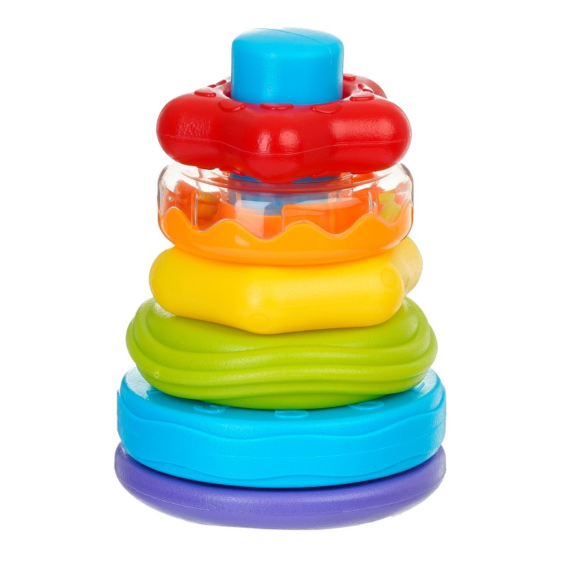 Children's educational game - tower with rings, 6 parts GOT