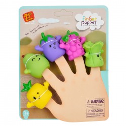 Fingerspielzeug für Kinder mit Obst und Gemüse GOT 42375 