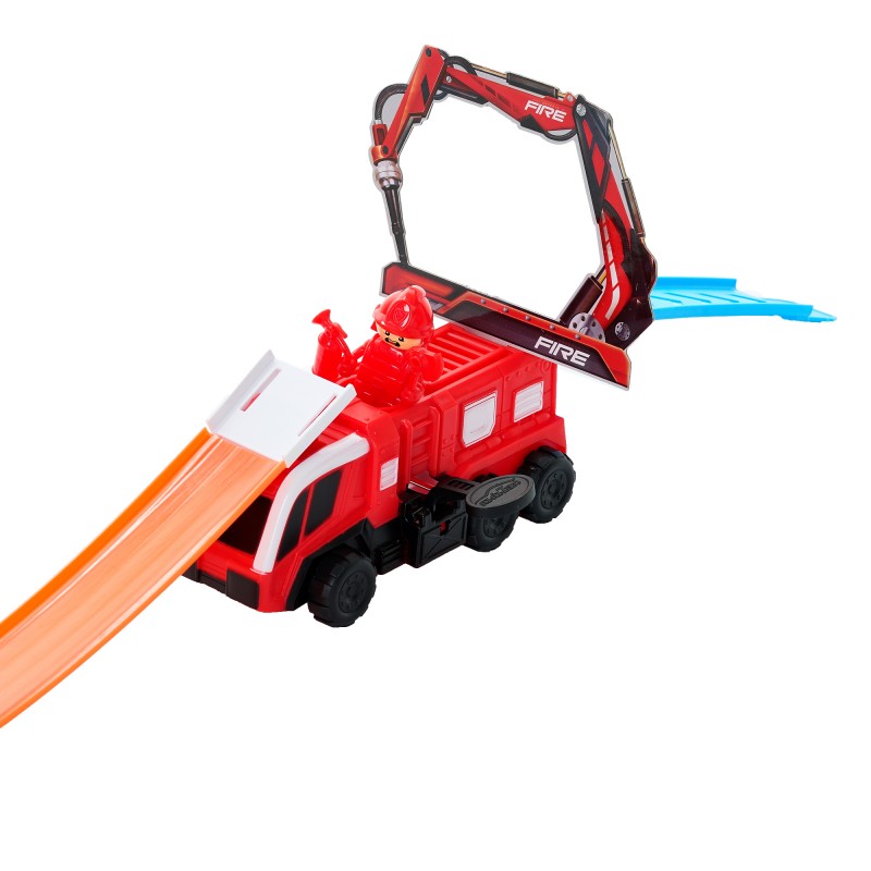 Children's fire catapult with a car with changing colors GOT