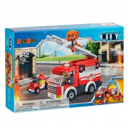 Konstrukteur-Feuerwehrauto mit 229 Teilen Banbao 42479 10