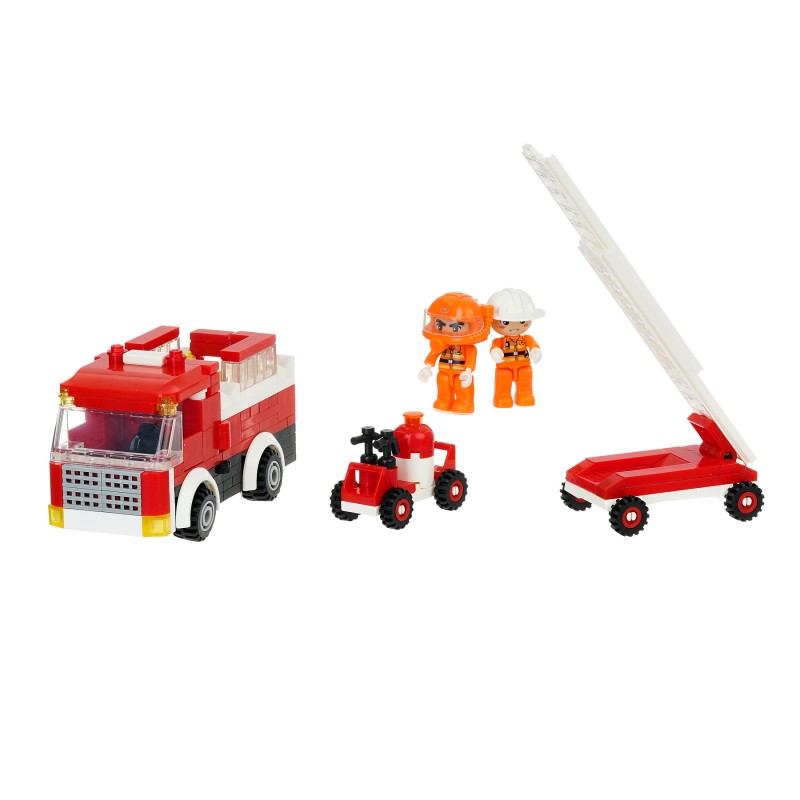 Constructor fire engine with 229 parts Banbao