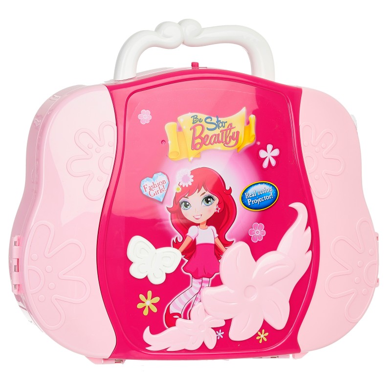 BE A STAR BEAUTY детски козметичен куфар с проектор King Sport