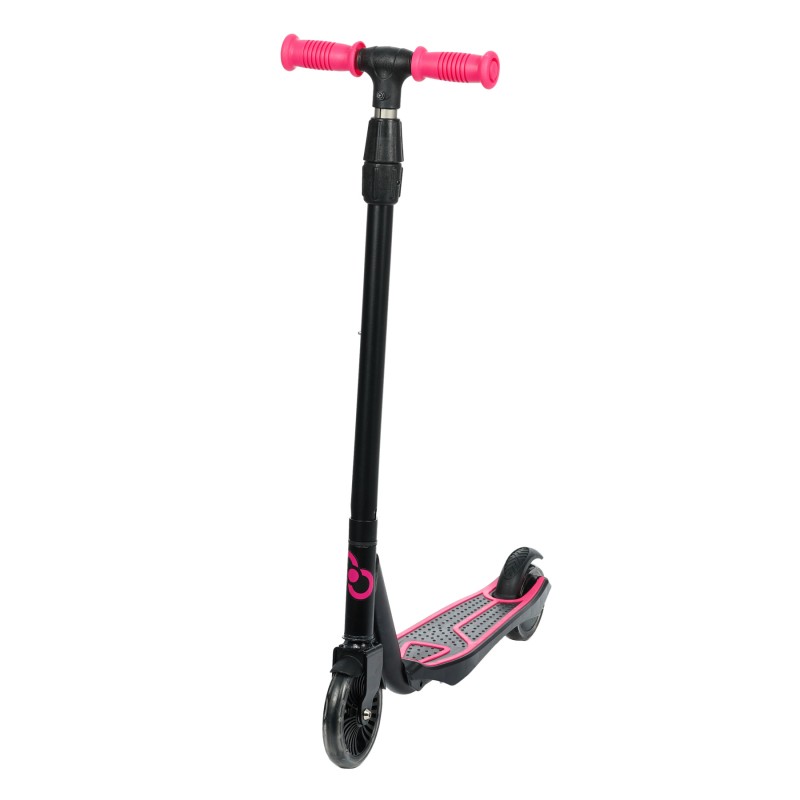 Scooter with 2 wheels and LED lights, pink, 5+ years Furkan toys