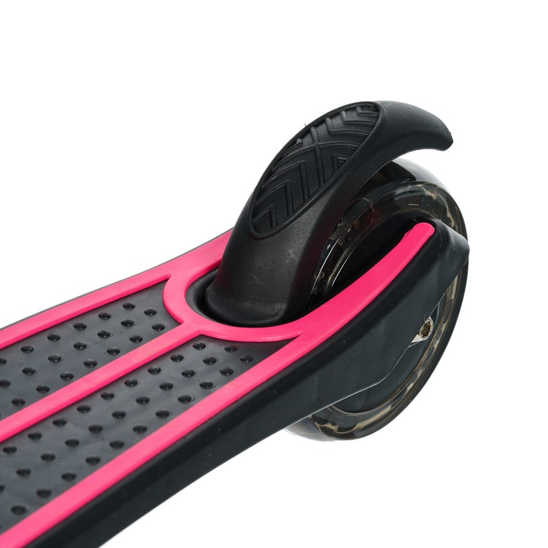 Скутер со 2 тркала и LED светла, розев, 5+ год Furkan toys