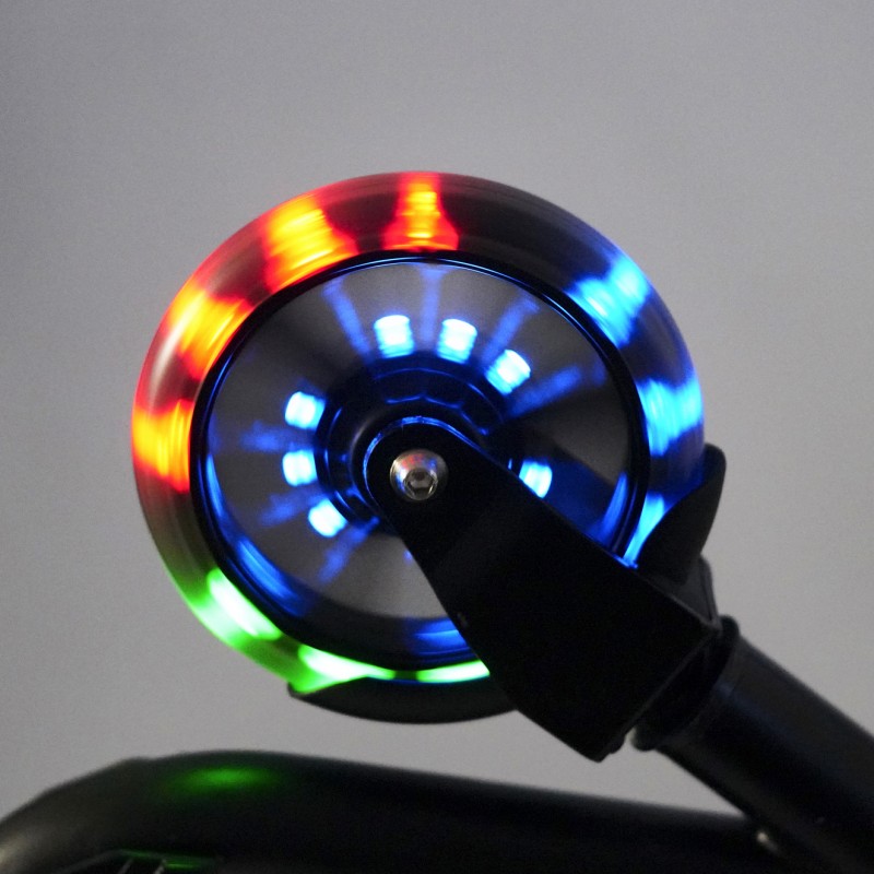 Scooter mit 2 Rädern und LED-Leuchten, blau, ab 5 Jahren Furkan toys