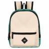 Zi backpack with floral motifs - Green
