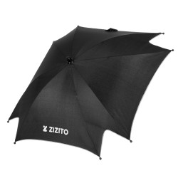Sun protection umrella for strollers, universal size, black ZIZITO 42667 2
