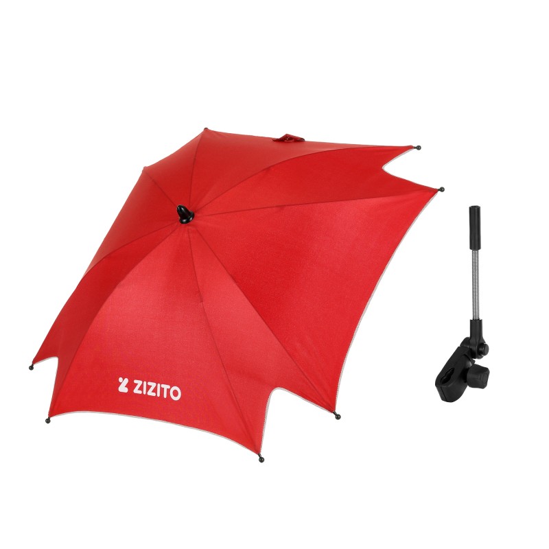 Regenschirm für Kinderwagen ZIZITO, rot, universal ZIZITO