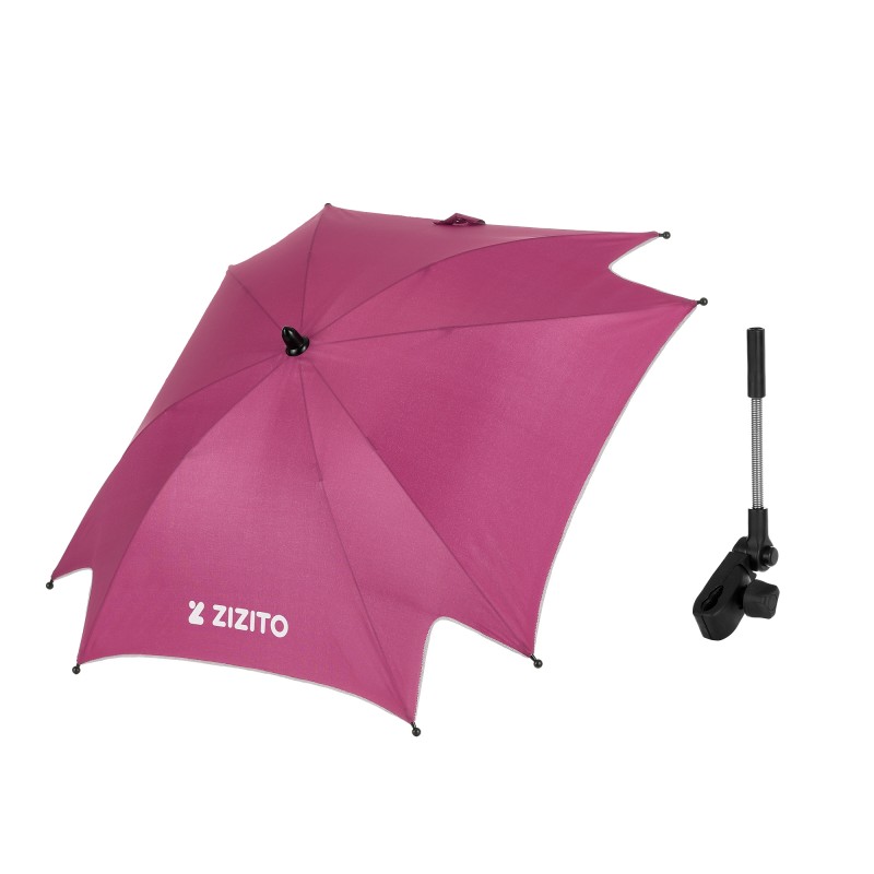 Regenschirm für Kinderwagen ZIZITO, rosa, universell ZIZITO