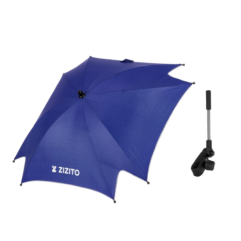 Sun protection umrella for strollers, universal size, dark blue ZIZITO