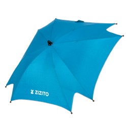 Sun protection umrella for strollers, universal size, light blue ZIZITO 42717 4