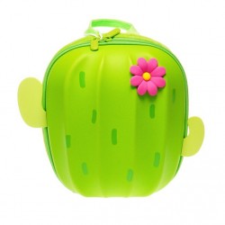 Τσάντα πλάτης Mini 3D" Κάκτους " με ζώνη ασφαλείας σε πράσινο χρώμα. Διασκεδαστική τσάντα με ρυθμιζόμενους ιμάντες ώμου και χειρ Supercute 42728 