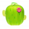 Детски ранец во форма на кактус - Зелена