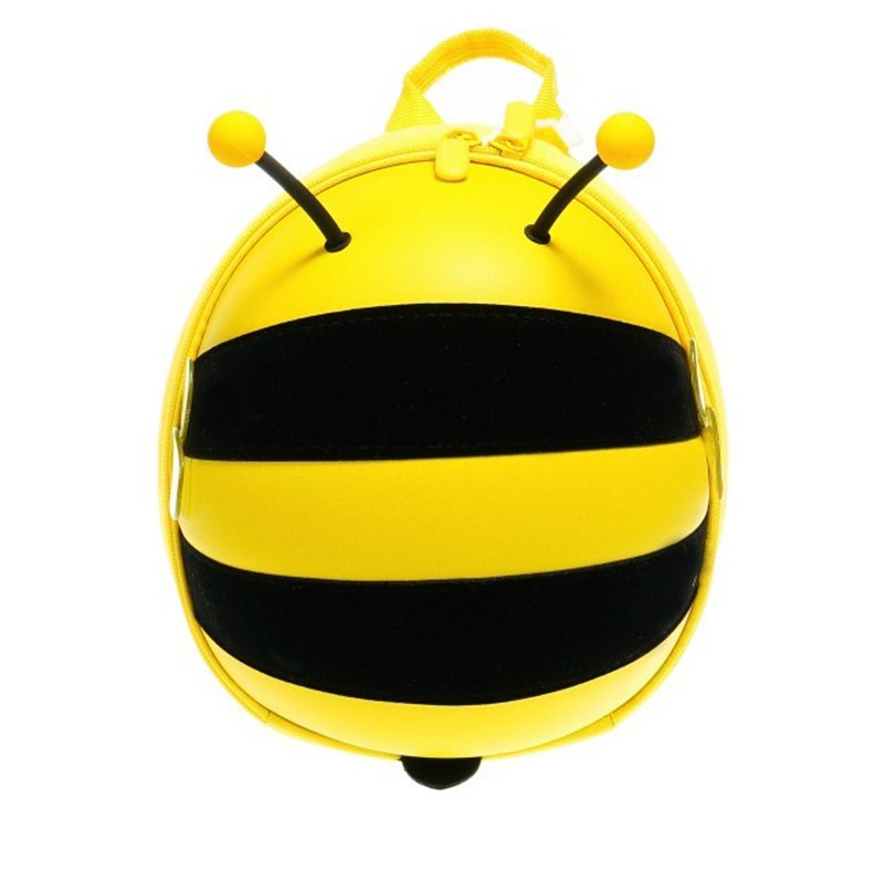 Mini-Rucksack in Bienenform und mit Sicherheitsgurt - Gelb