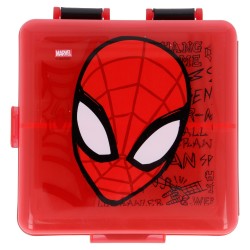 Food box with three compartments, SPIDERMAN, black Stor 42753 2