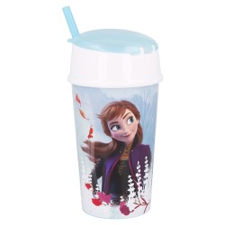 Mug with straw and lid FROZEN, 400 ml. Stor 42778 3