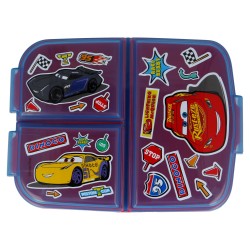 Food box with three compartments CARS Stor 42803 