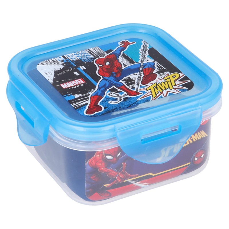 Hermetic food box, SPIDERMAN, blue 290ml Stor