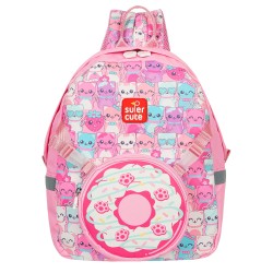 Children backpack with kittens, pink Supercute 42976 