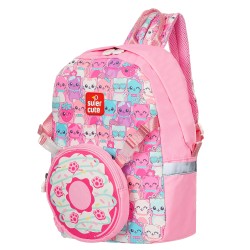 Children backpack with kittens, pink Supercute 42977 2