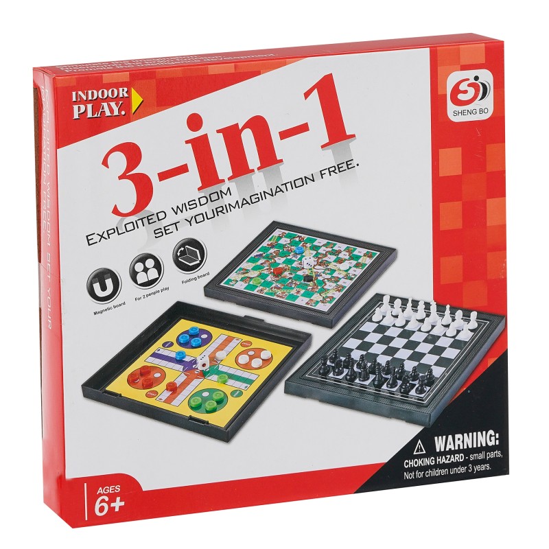 Board game, 3 in 1 GT