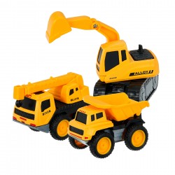 Children construction machines, 3 pieces GT 43137 