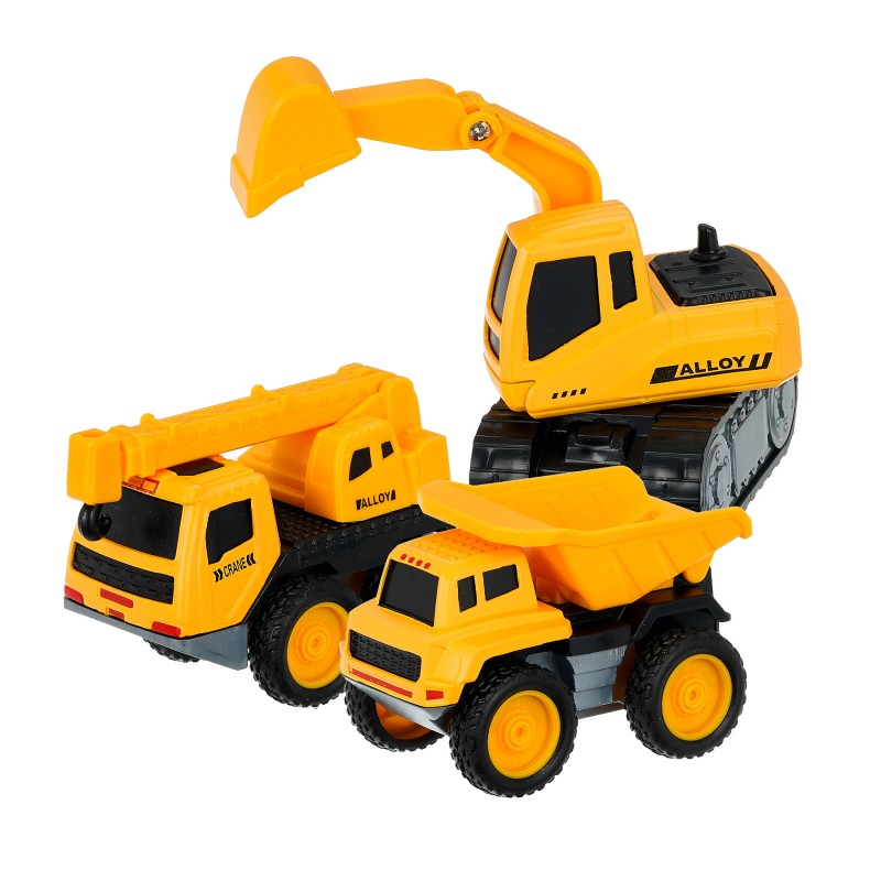 Children construction machines, 3 pieces GT