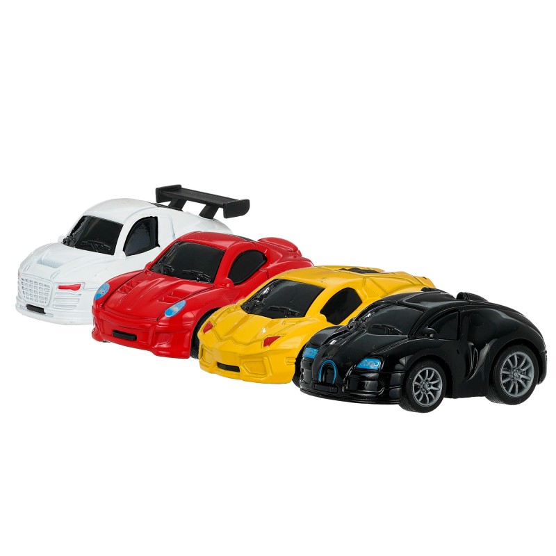 Children pull back cars, set of 4 pieces GT