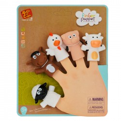 Finger toys with animals...