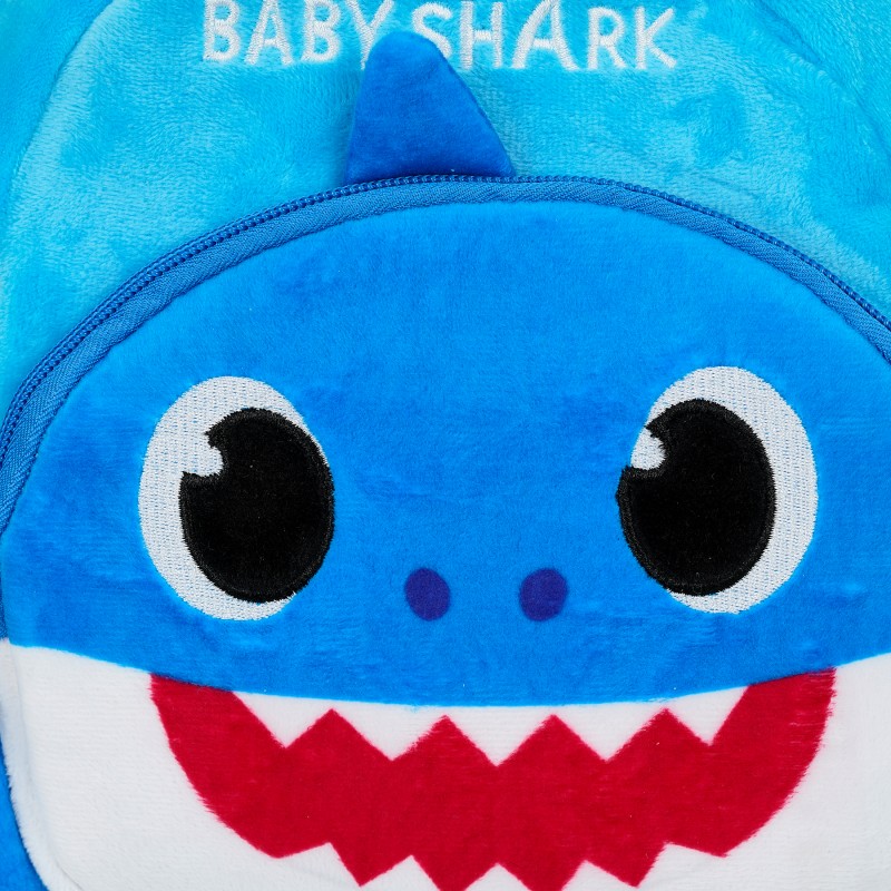 Βελούδινο σακίδιο Baby Shark, μπλε BABY SHARK