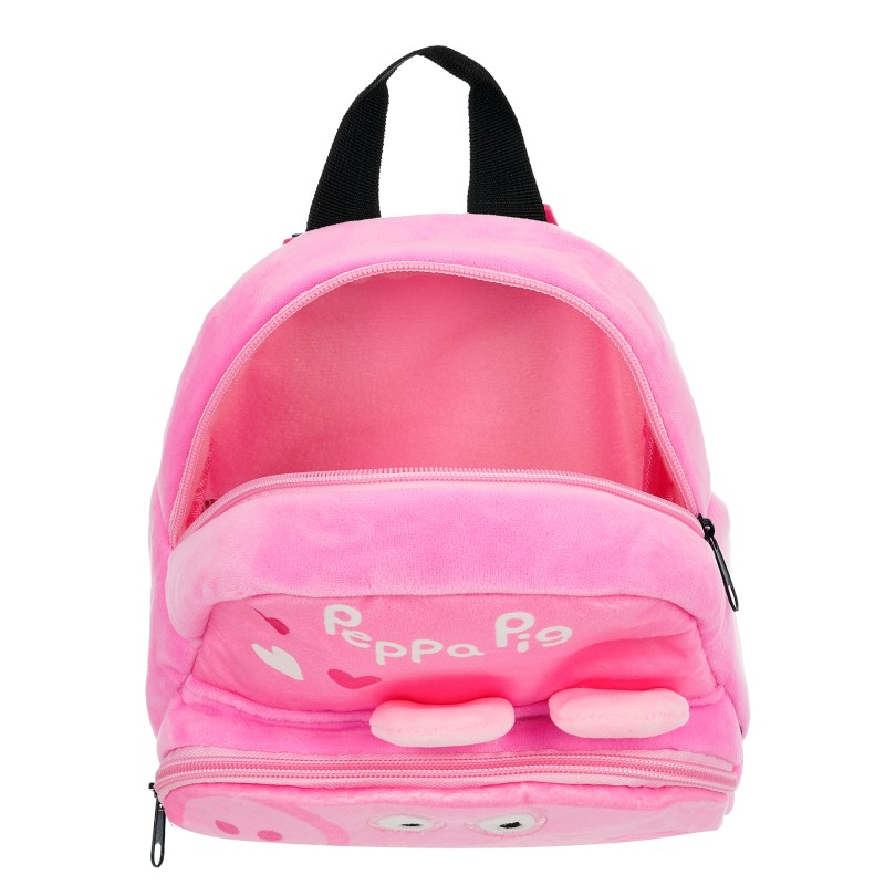 Peppa Pig plush backpack for a girl, pink Peppa pig