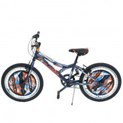 Bicicleta pentru copii EXPLORER ROBIX 20", albastră, cu 6 trepte Venera Bike 43327 3