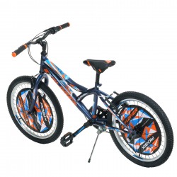 Bicicleta pentru copii EXPLORER ROBIX 20", albastră, cu 6 trepte Venera Bike 43328 4