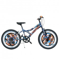Bicicleta pentru copii EXPLORER ROBIX 20", albastră, cu 6 trepte Venera Bike 43331 7