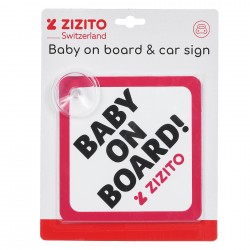 Sign BABY ON BOARD ZIZITO