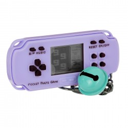 Детска мини електронска игра - привезок, виолетова GT 43358 2