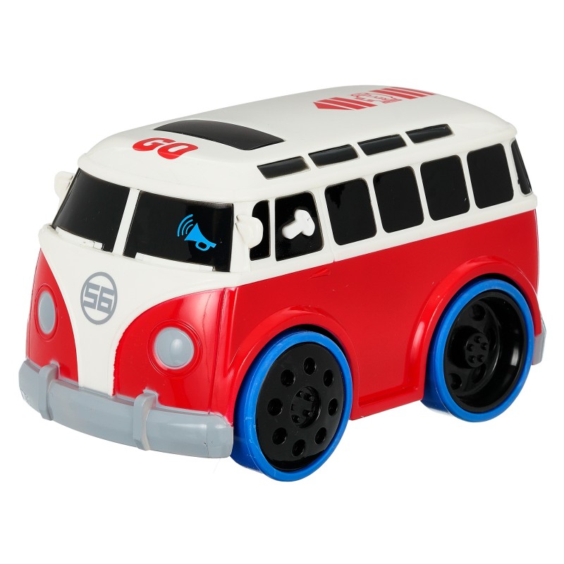 Autobuz pentru copii cu sunet, roșu GT