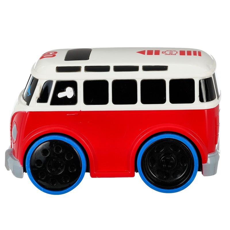 Autobuz pentru copii cu sunet, roșu GT